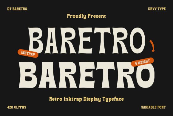 Baretro: A Retro Display Font That Delivers Personality at a Glance