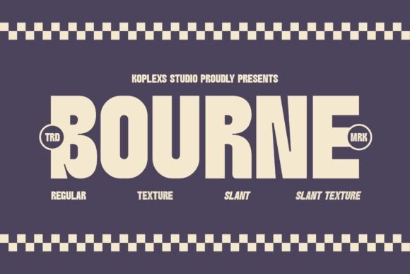 Bourne Font: Bold Retro Display for Scroll-Stopping Campaigns