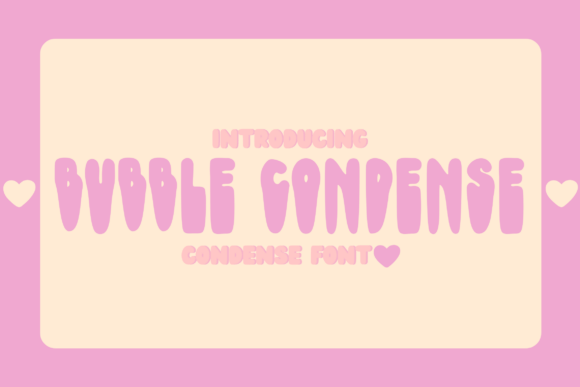 Bubble Condense Font: Playful & Polished Display Type for Makers