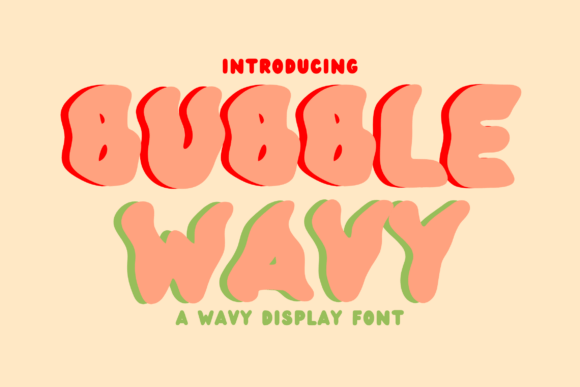 Bubble Wavy: A Display Font That Lifts Editorial Tone