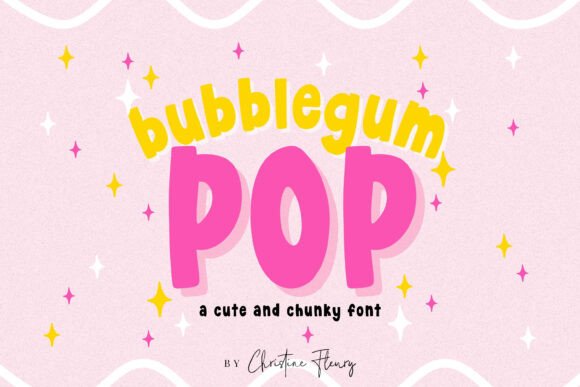 Bubblegum Pop: A Font That Brings Playful Energy to Your Brand