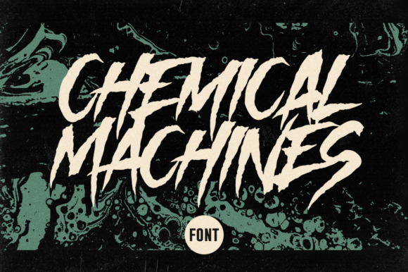 Chemical Machines: A Bold Display Typeface for Digital Impact