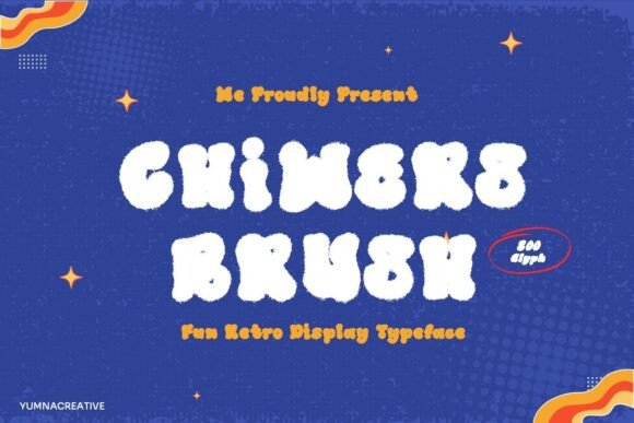 Chiwers: A Playful Retro Display Font for Memorable Branding