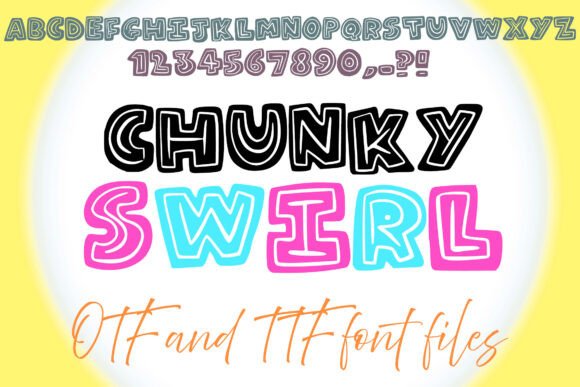 Chunky Swirl: The Bold Font That Elevates Your Digital Brand