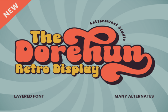 Dorehun: A Bold Retro Display Font for Scroll-Stopping Campaigns