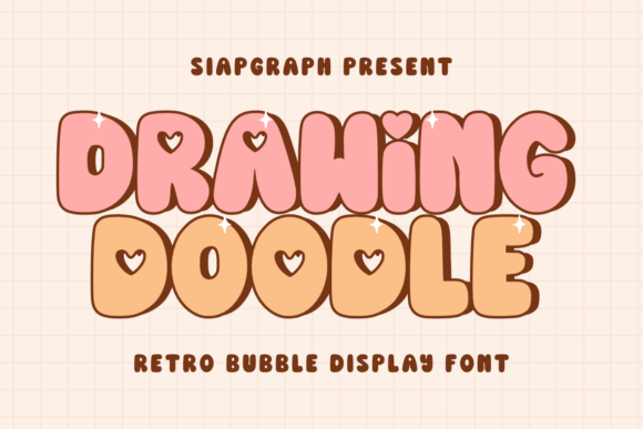 Drawing Doodle: A Playful Display Font for Authentic Branding