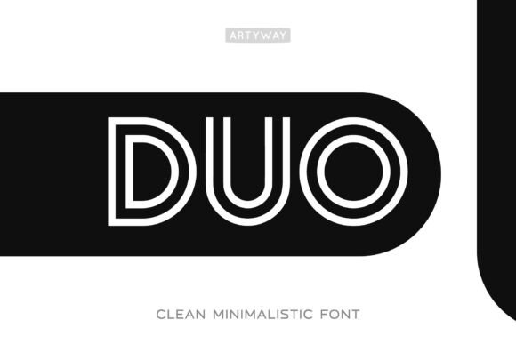 Duo: A Clean, Bold Display Font for Editorial Clarity