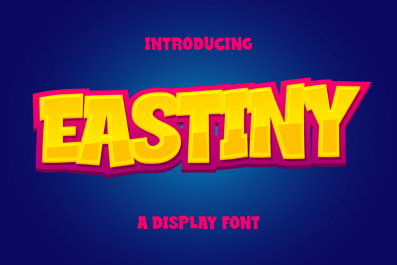 Eastiny: A Display Font That Screams Clarity on Every Screen