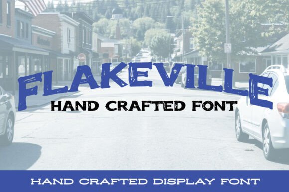 Flakeville: A Hand-Drawn Display Font for Distinctive Web Identity