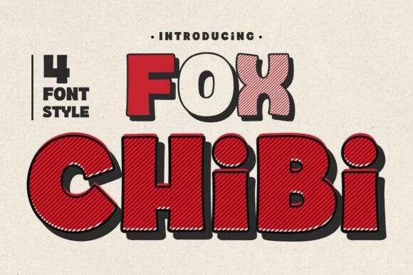 Fox Chibi: A Playful Display Font That Delivers Personality