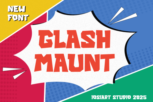 Glash Maunt: A Bold Display Font for Hero Headlines & Brand Energy