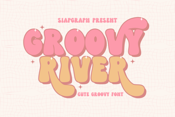 Groovy River: A Display Font That Feels Like Summer Light