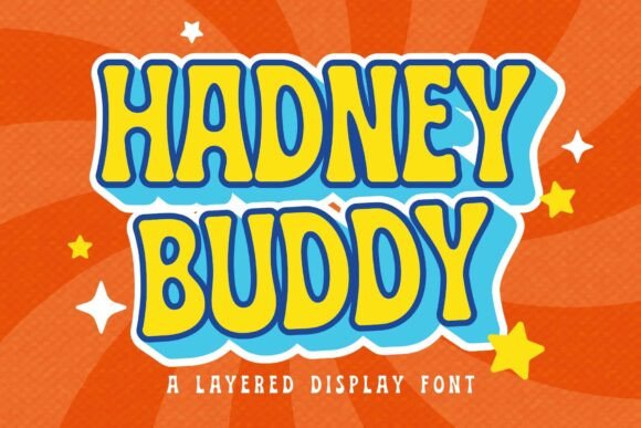 Hadney Buddy: A Retro Display Font That Sells Your Handmade Goods