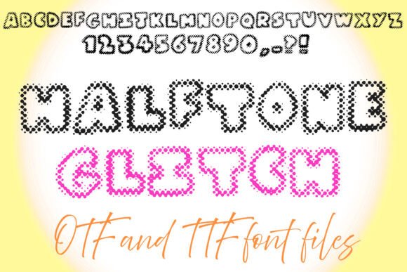 Halftone Glitch: A Display Font That Feels Like a Late-Night Design Experiment