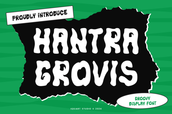 Hantra Grovis: A Retro Display Font That Works on the Web
