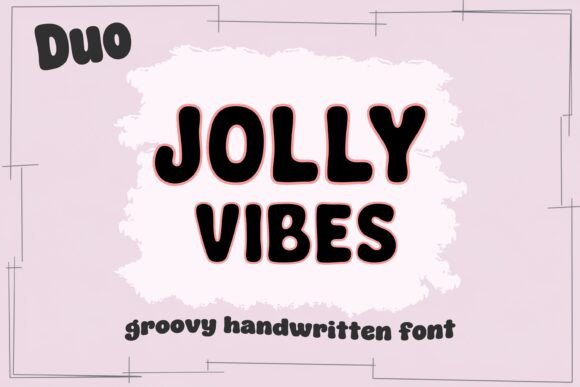 Jolly Vibes Duo: A Playful Display Font for Digital Branding