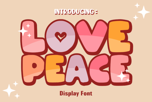 Love Peace: A Font That Speaks to the Heart of Your Craft