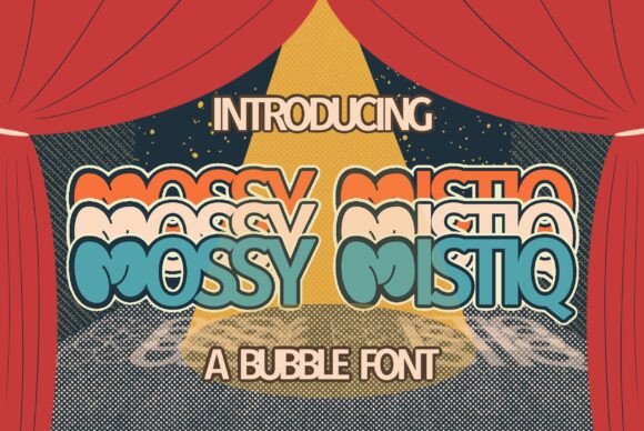 Mossy Mistiq: A Playful Display Font That Feels Like Summer Graffiti