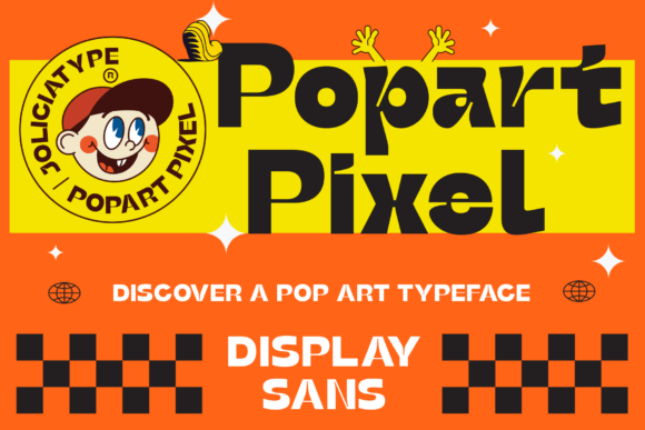 Popart Pixel: A Bold Display Typeface for Digital Branding
