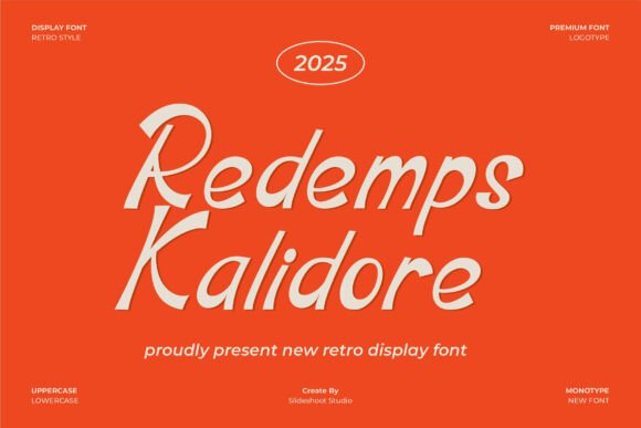 Redemps Kalidore: A Retro Display Font That Feels Like Home
