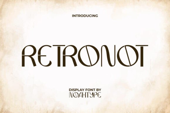 Retronot: A Retro Galaxy Display Font That Elevates Your Brand