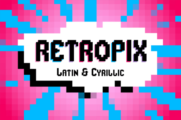 Retropix: A Bold Pixel Display Font for Handmade Brands