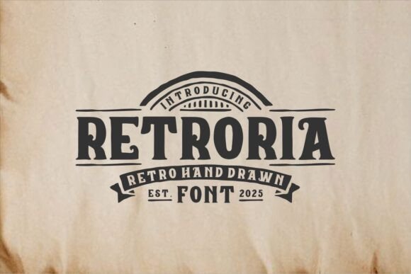 Retroria: A Timeless Display Font for Editorial Design