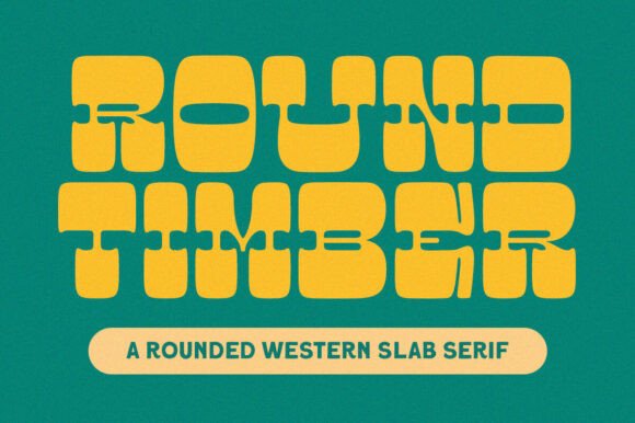 Round Timber: A Playful Display Font for Digital Branding
