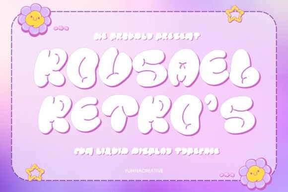 Rousael: A Playful Display Font for Editorial Charm