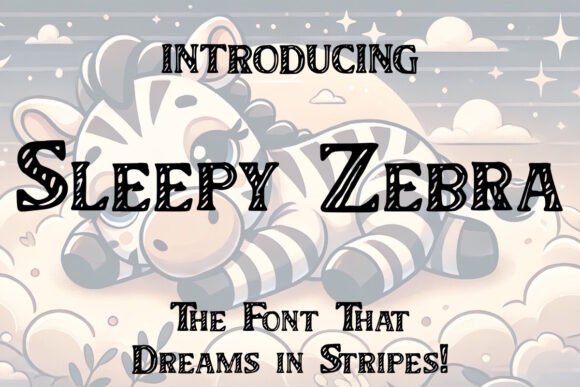 Sleepy Zebra: A Display Font That Anchors Digital Branding with Vintage Warmth
