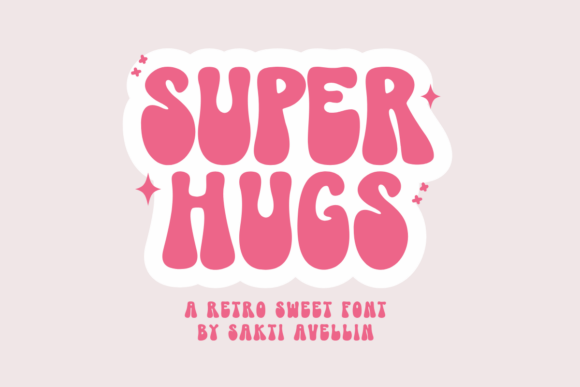 Super Hugs: A Retro Display Typeface for Warm, Human-Centered Web Design