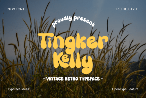Tingker Kelly: A Vintage Display Typeface for Editorial Charm