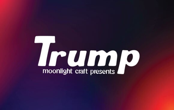 Trump: A Playful Retro Display Font for Digital Branding