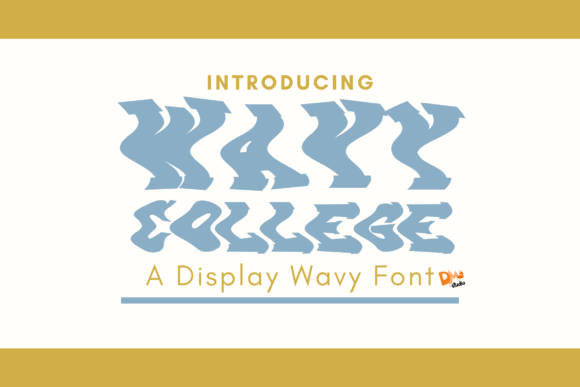 Wavy College: A Display Font That Balances Academic Charm and Digital Clarity